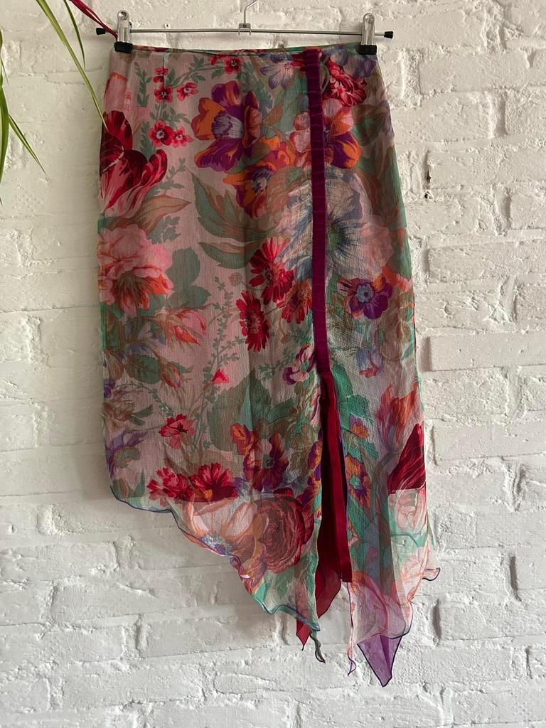 Etro a-symmetrische rok, Kleding | Dames, Maat 38/40 (M), Ophalen of Verzenden, Zo goed als nieuw, Roze