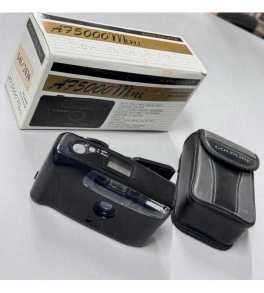 Goldline A75000 Mini 35mm Autofocus camera film + doos hoes, Compact, Ophalen of Verzenden, Zo goed als nieuw, H