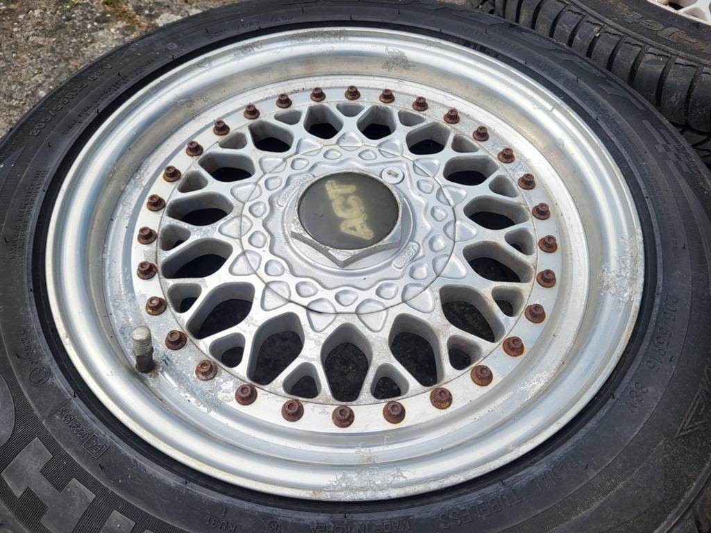 15" 3-Delige ACT Mesh velgen - 4x100 - ET25 - set van vier, Auto-onderdelen, Banden en Velgen, 15 inch, Velg(en), Ophalen of Verzenden