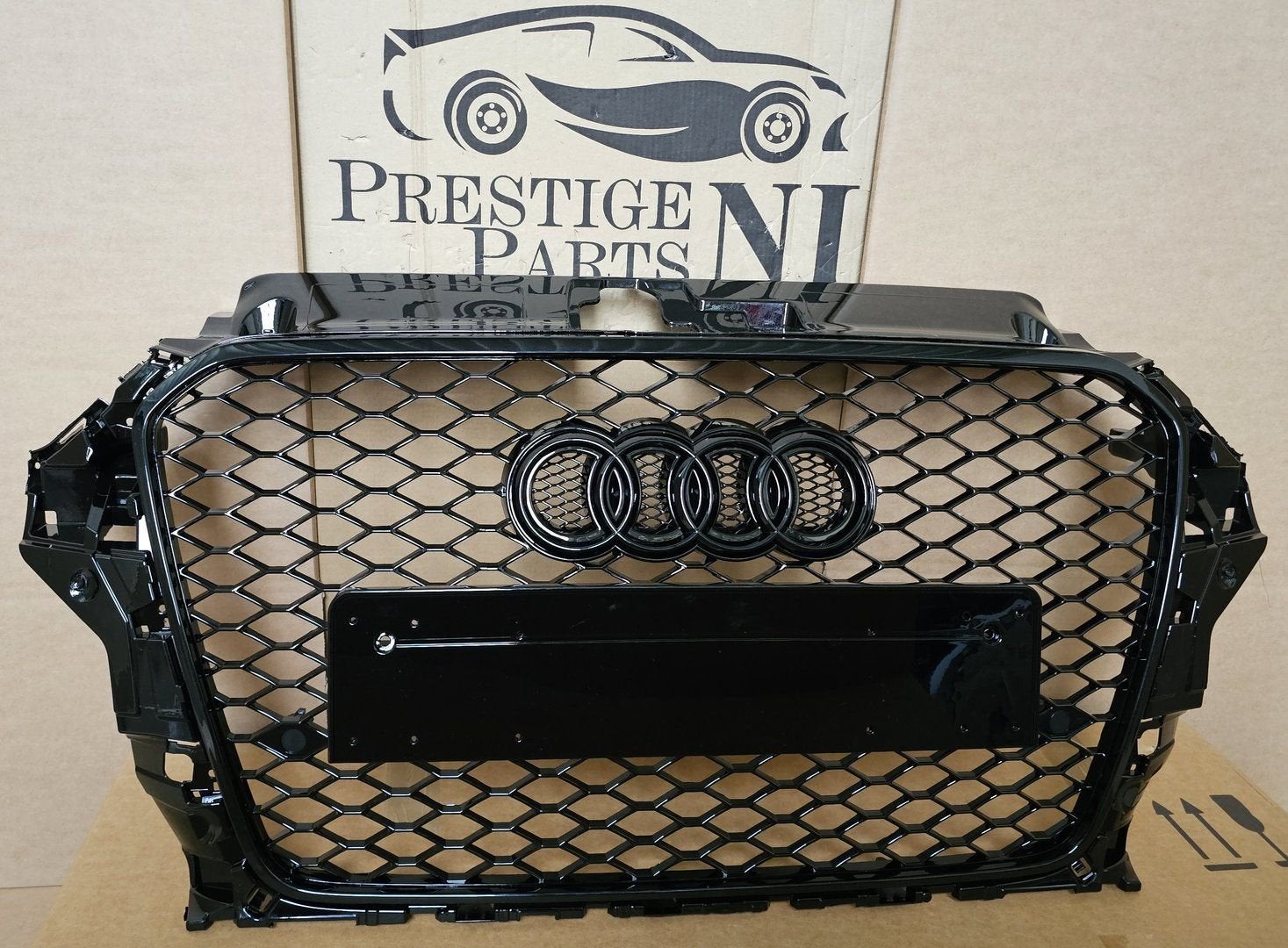 Grill Audi A3 8V RS3 LOOK Grille NIEUW bj.2012-2017, Auto-onderdelen, Carrosserie en Plaatwerk, Bumper, Voor, Nieuw, Herkomst onderdeel bekend