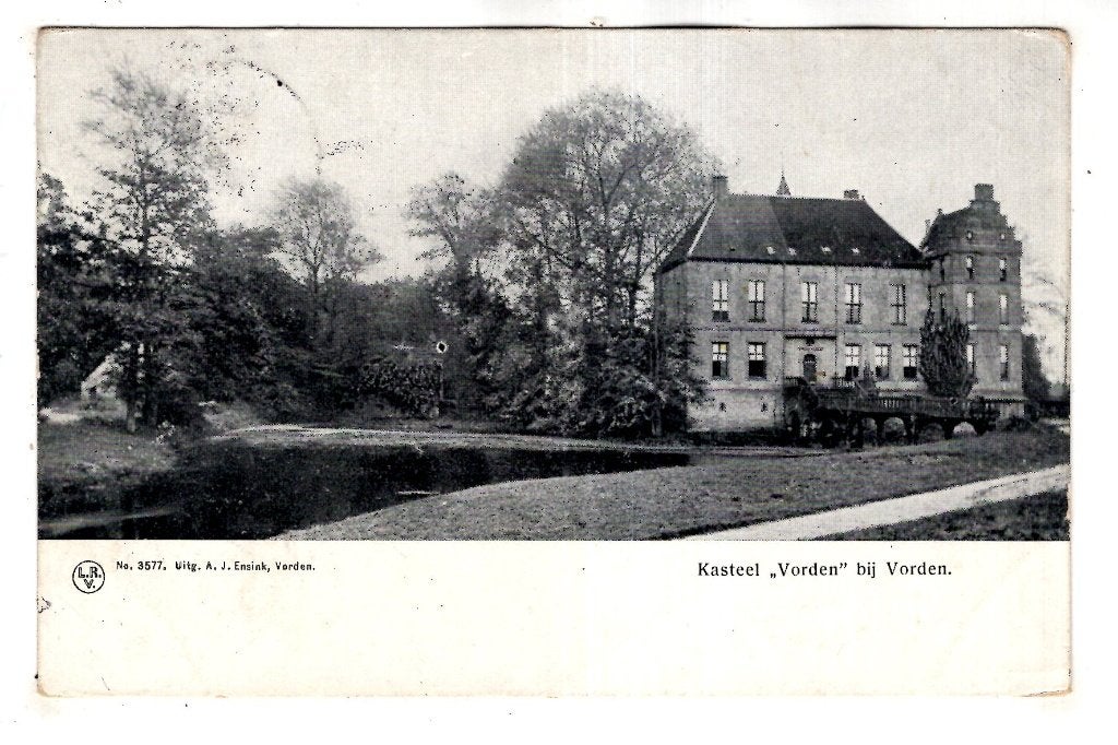 Vorden Kasteel Vorden 1908, Verzenden, Voor 1920, Gelderland