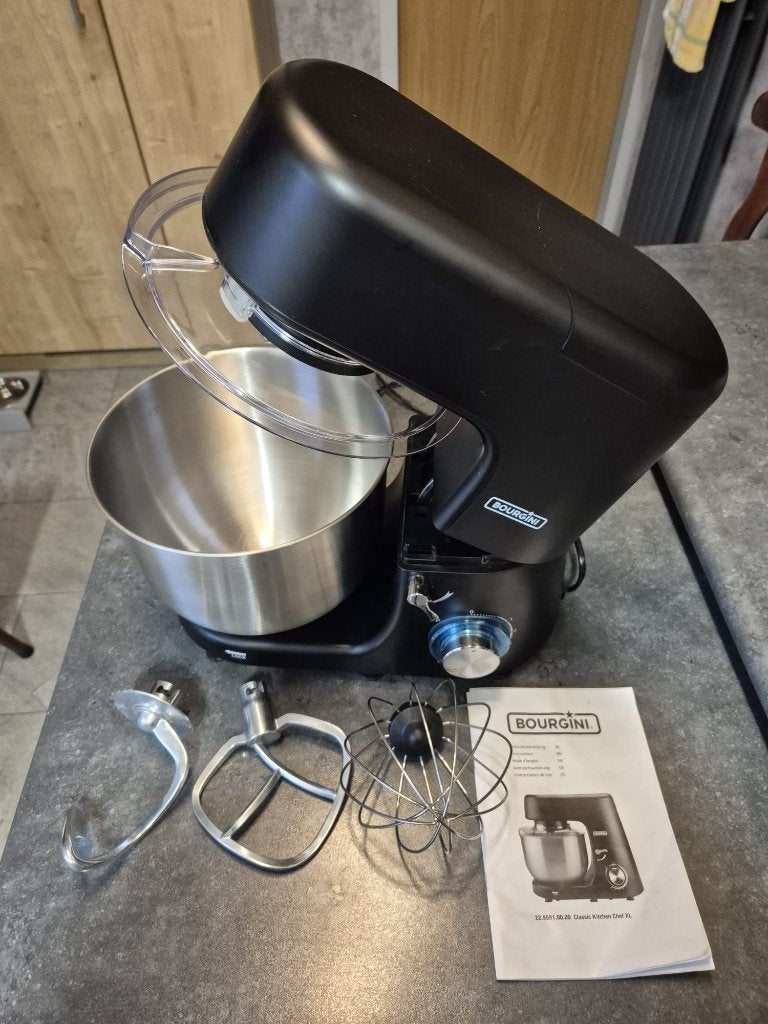 Bourgini keukenmachine, Huis en Inrichting, Ophalen, Overige typen, Zo goed als nieuw, Zwart
