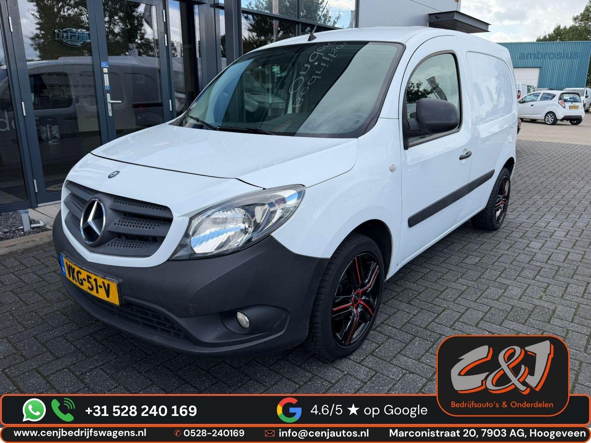 Mercedes-Benz Citan 108 CDI roetfilter storing l airco l LMV, Overige carrosserieën, Wit, Mercedes-Benz, Mercedes-Benz Nederland B.V.