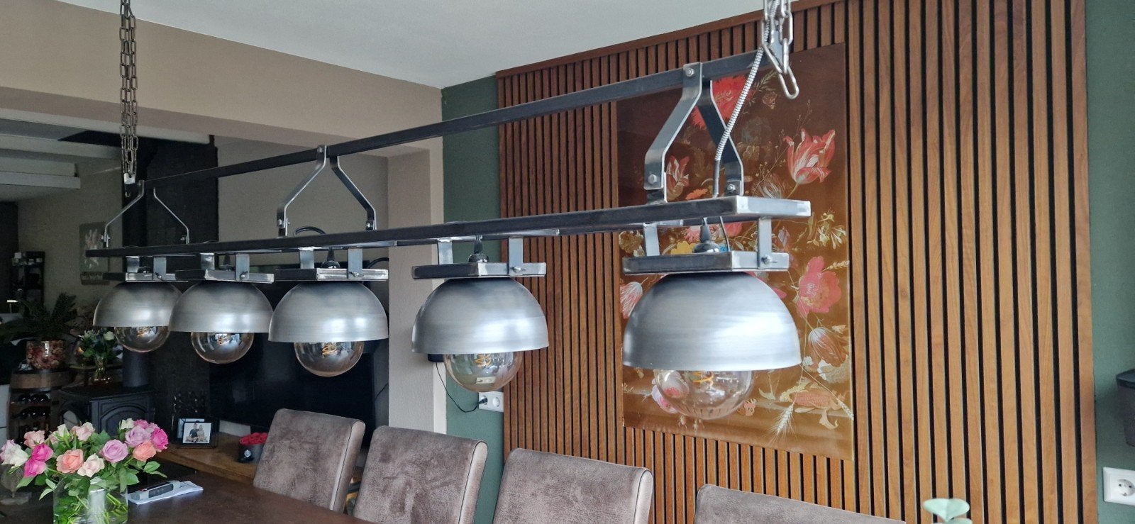 industriele lamp, Ophalen