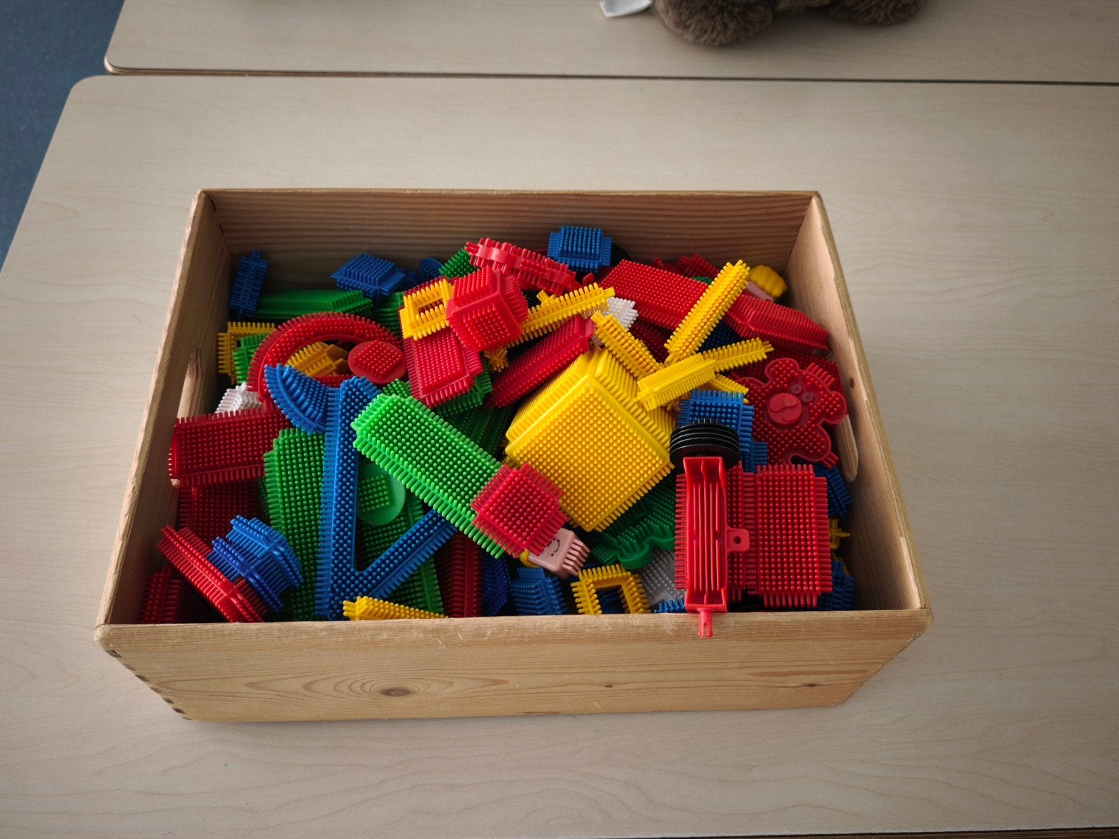Bak met Nopper, Kinderen en Baby's, Speelgoed | Bouwstenen, Ophalen of Verzenden