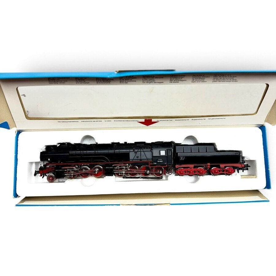 Marklin locomotief, nr. 3012, in doos, Antiek en Kunst, Ophalen of Verzenden