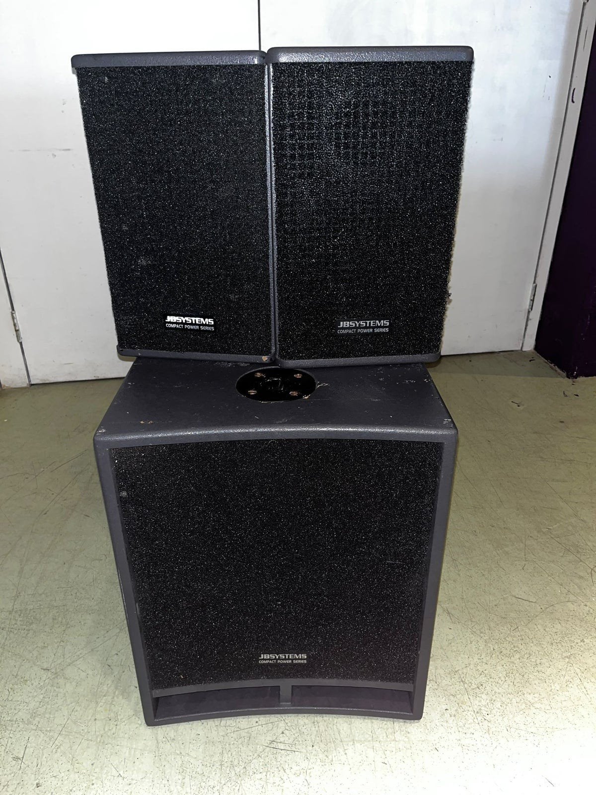 JB Systems CPX-15A Actieve Speakerset met Subwoofer, Gebruikt, Inclusief kabels, Speakerset, Ophalen of Verzenden