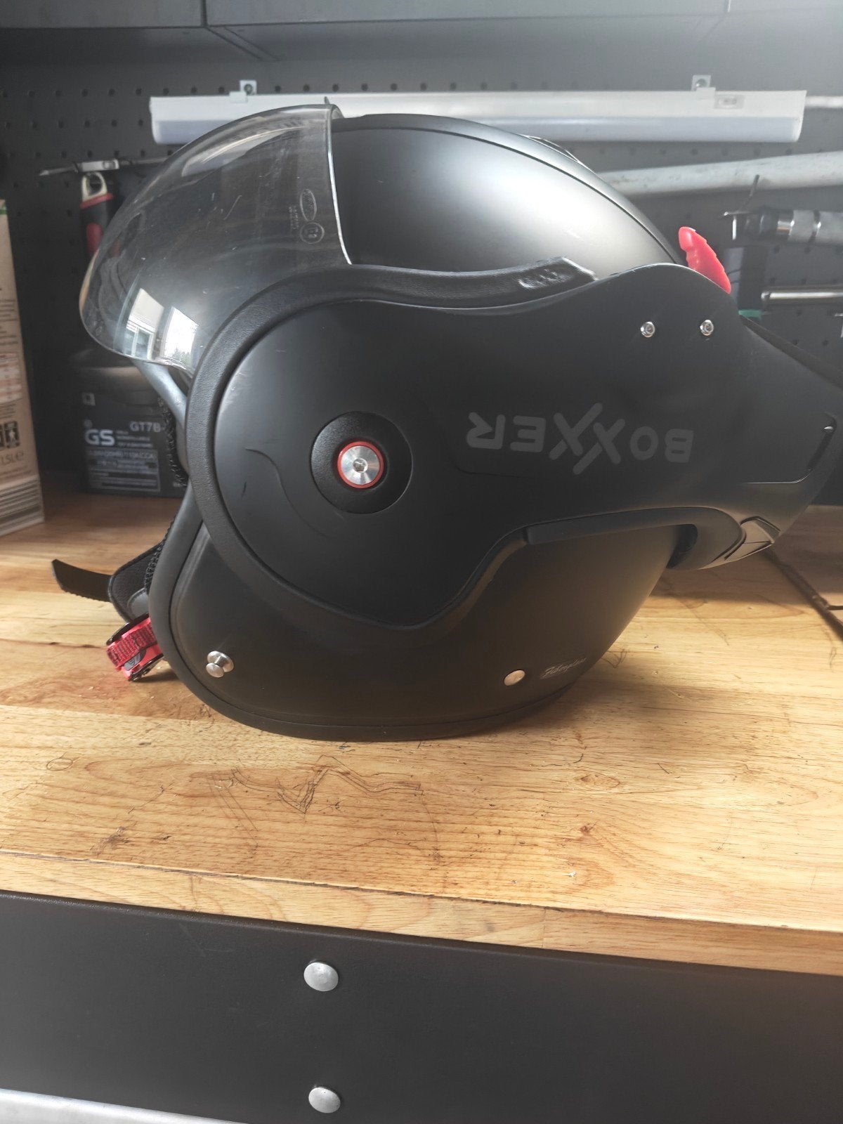 ROOF Boxer ro9  helm - Maat M - Zwart, Overige merken, M, Systeemhelm, Heren