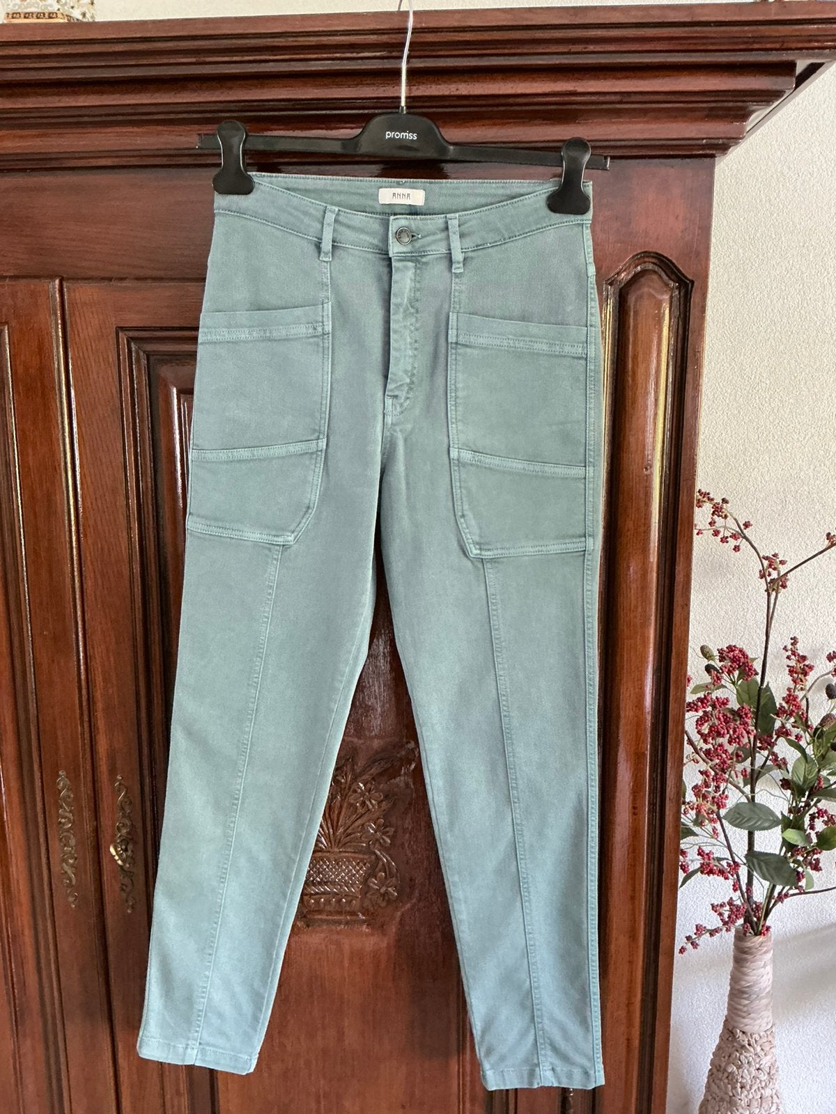 NIEUWE PANTALON VAN ANNA, Kleding | Dames, Blauw, Nieuw, Ophalen of Verzenden, Maat 36 (S)