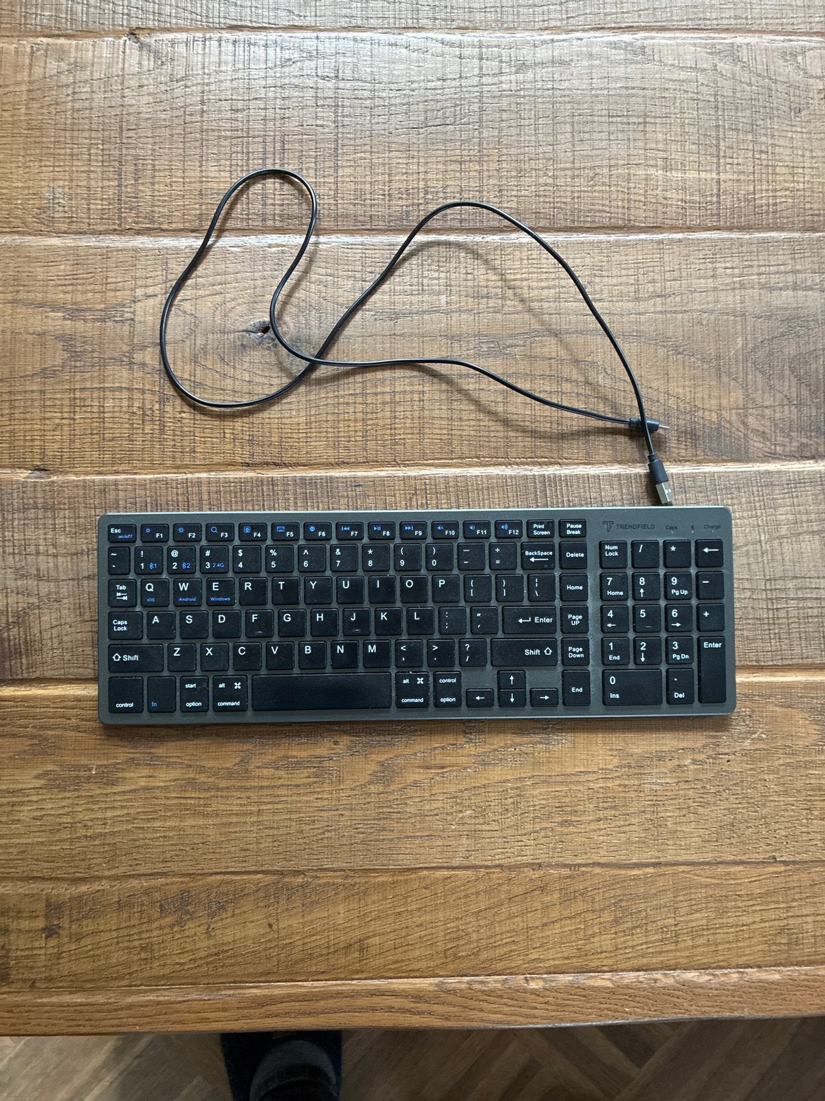 Trendfield Qwerty Toetsenbord - Bedraad en Draadloos, Gebruikt, Ophalen of Verzenden, Draadloos, Qwerty
