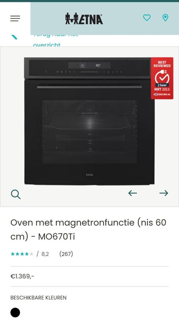 Splinternieuwe combi magnetron / combi-oven nieuw in doos., Ophalen, Nieuw, Combi-oven, Inbouw