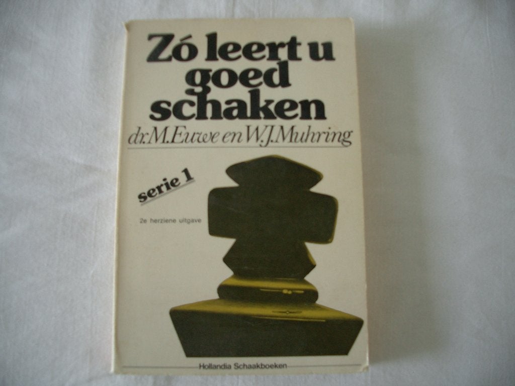 schaken euwe muhring boek hollandia leren pion loper koning, Een of twee spelers, Muhring, Ophalen of Verzenden, Zo goed als nieuw