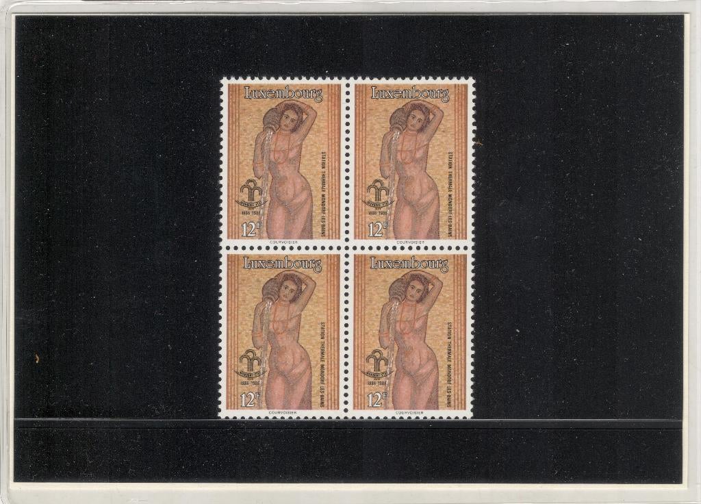 Luxemburg - postzegelmapje badhuis / Europa, Verzenden, Luxemburg, Postfris