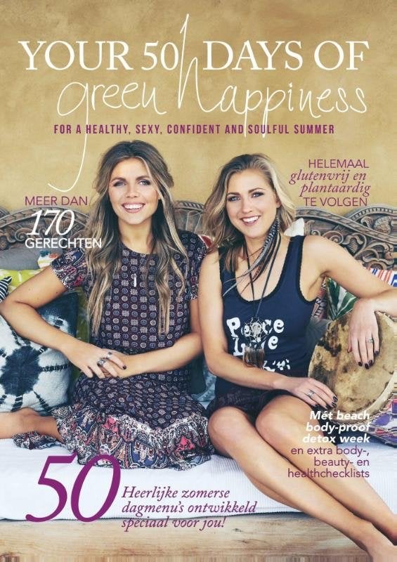 Your 50 Days of Green Happiness - Gezond kookboek, Ophalen of Verzenden, Zo goed als nieuw, Dieet en Voeding