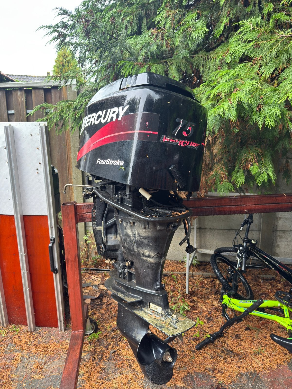 Mercury 75 pk 4 takt met werk, Watersport en Boten, Ophalen of Verzenden, Gebruikt