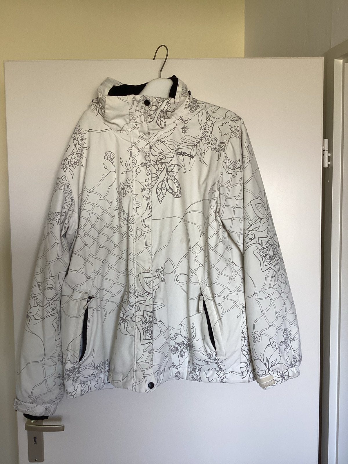 Oxbow ski-jas / winterjas met print, maat L/46, Ophalen of Verzenden, Gedragen, Maat 46/48 (XL) of groter, Jack