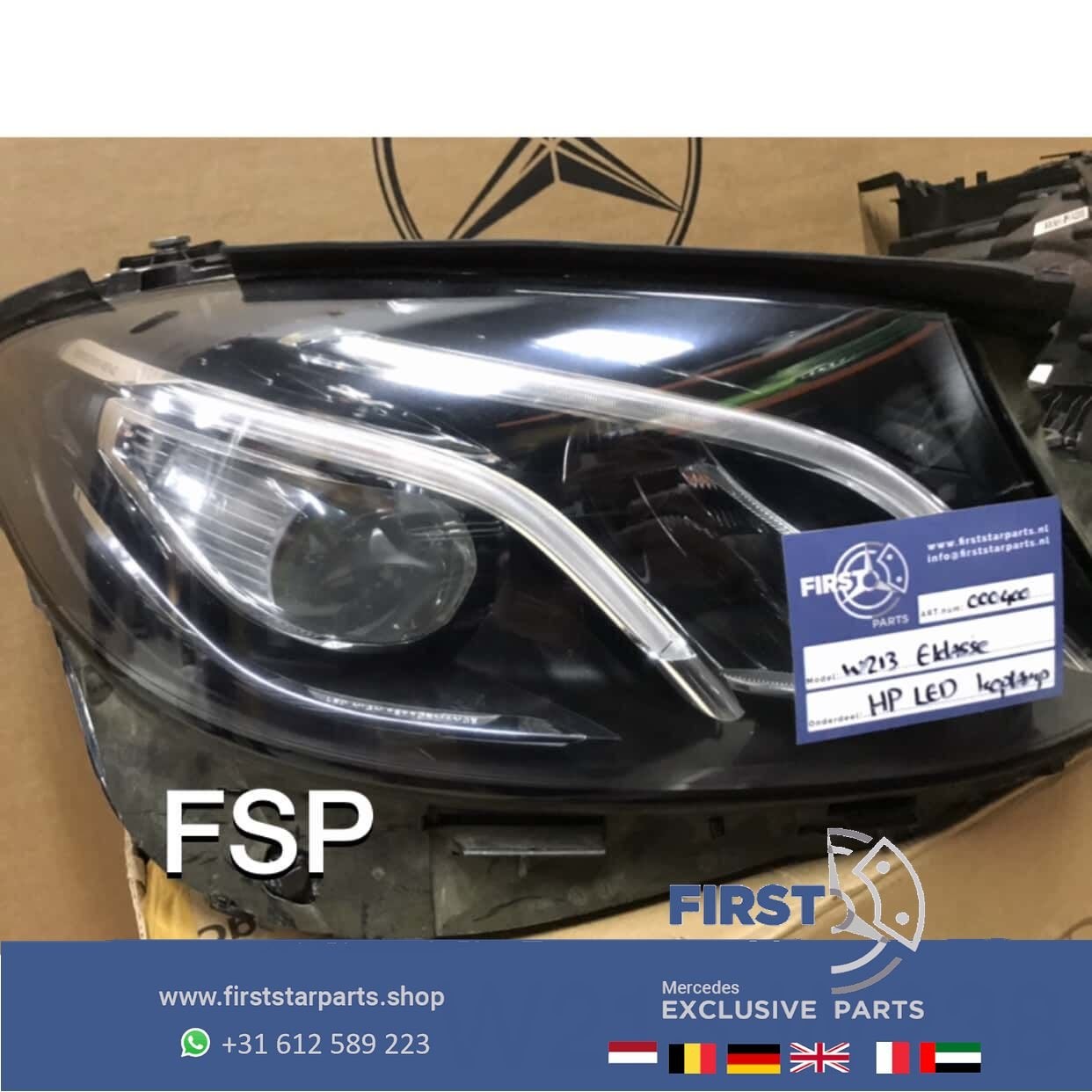 W213 C238 LED KOPLAMP Mercedes E Klasse LINKS RECHTS High Pe, Gebruikt, -, Ophalen of Verzenden, -