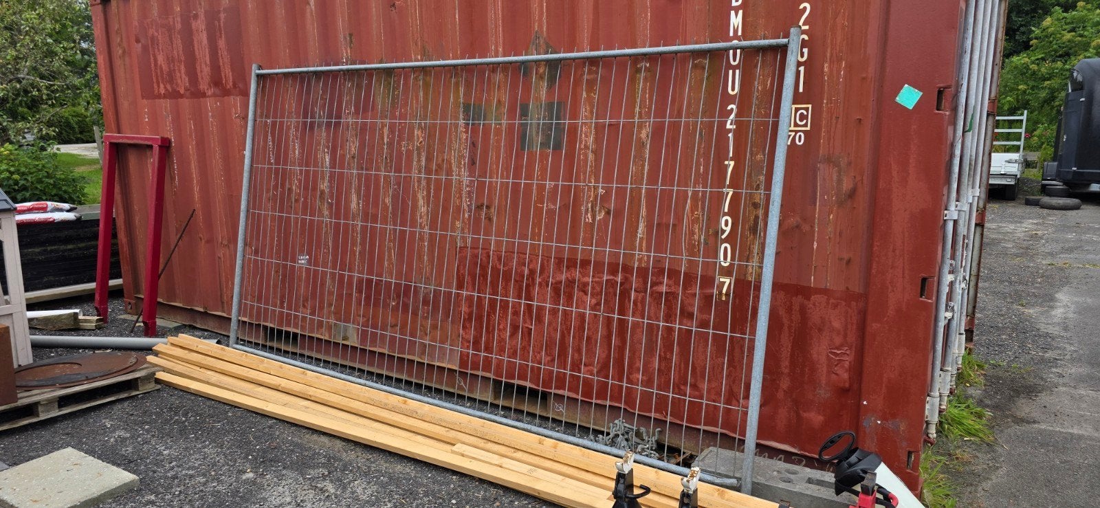 Bouwhek - Gebruikt maar in goede staat, Ophalen, 3 tot 6 meter, IJzer, 1 tot 2 meter