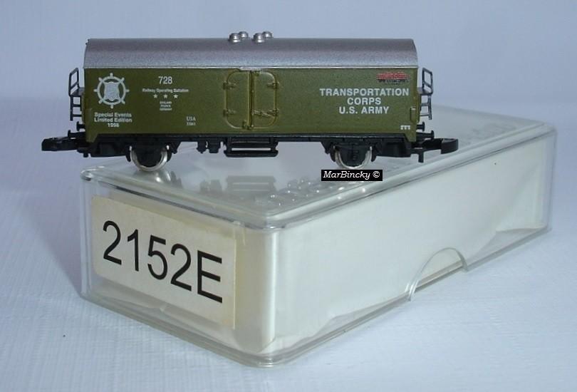 Märklin 8600 / 2152E Transportation Corps US Army Koelwagen!, Hobby en Vrije tijd, Gelijkstroom, Ophalen of Verzenden, Märklin