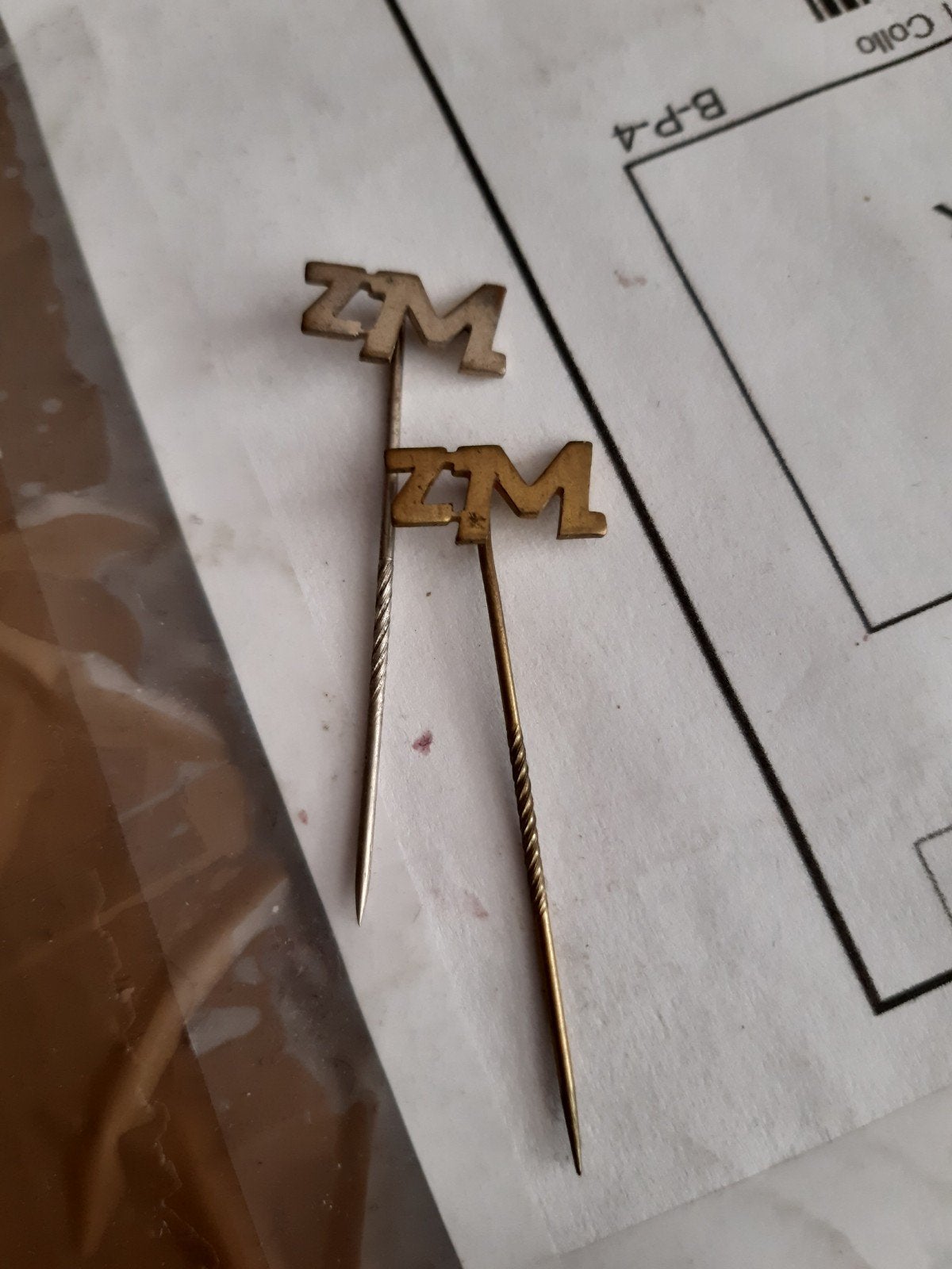 2 Speldjes ZM, Ophalen of Verzenden, Zo goed als nieuw, Sport, Speldje of Pin