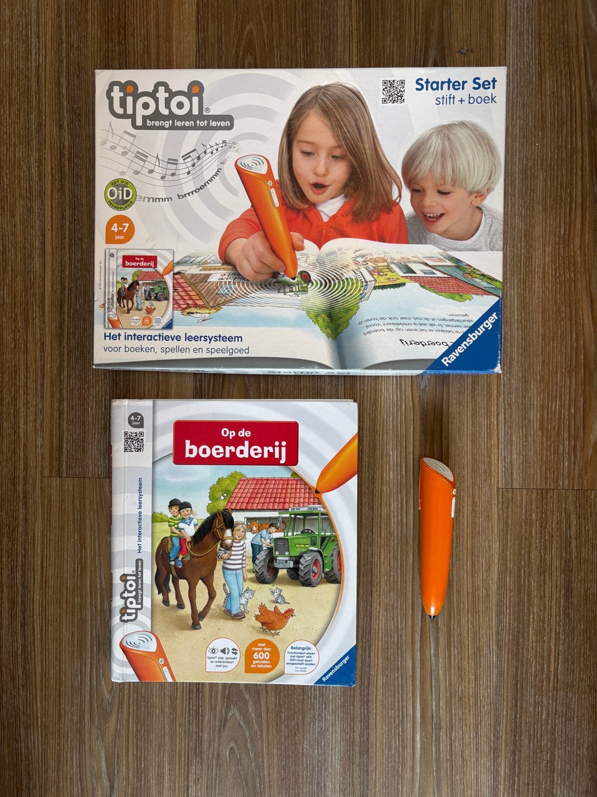 tiptoi Starter Set Stift + Boek 'Op de boerderij', Ophalen of Verzenden, Zo goed als nieuw, Taal en Lezen