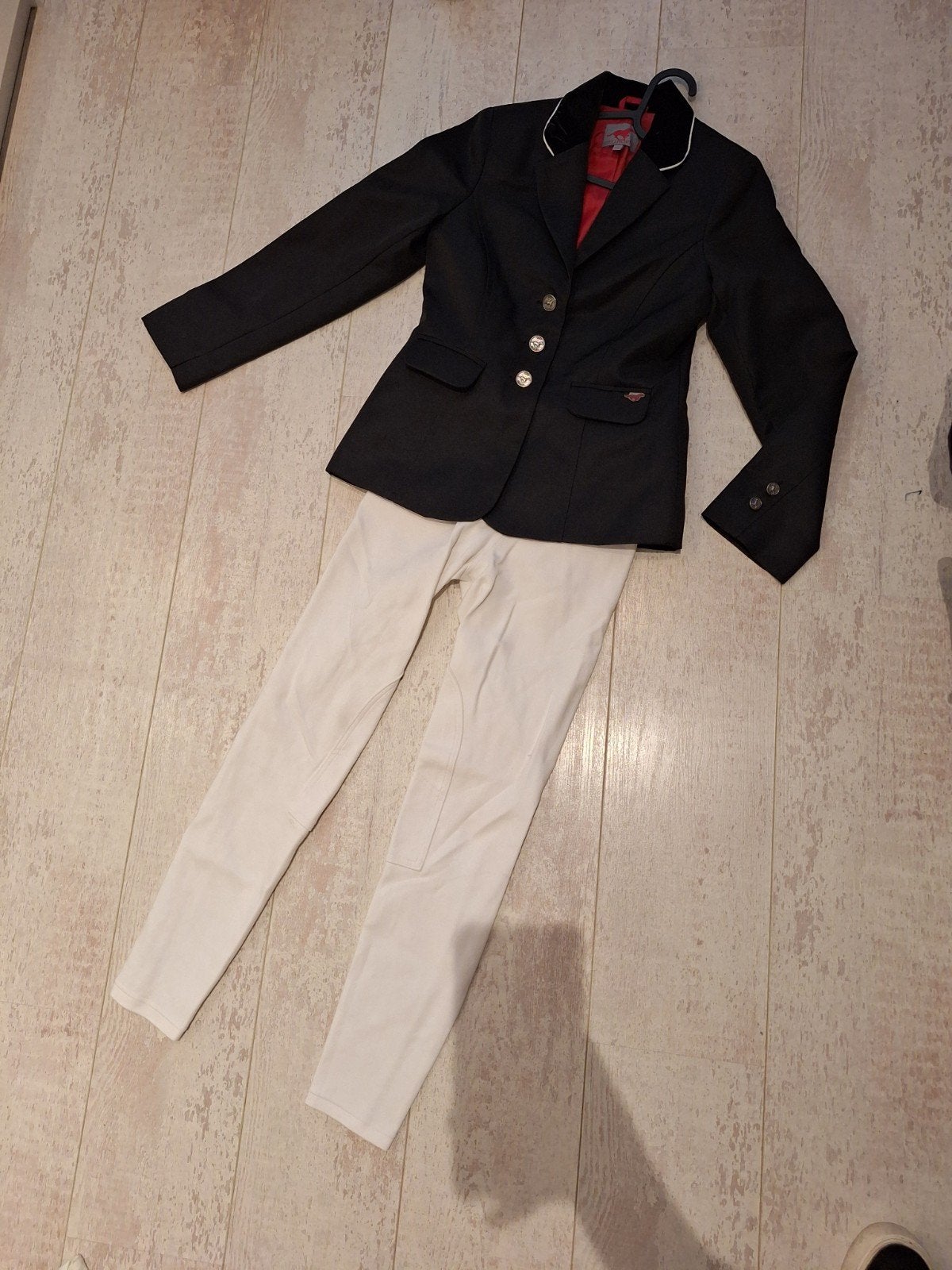 Dressuur wedstrijd jasje en broek maat 152, Ophalen of Verzenden, Zo goed als nieuw, Dressuur
