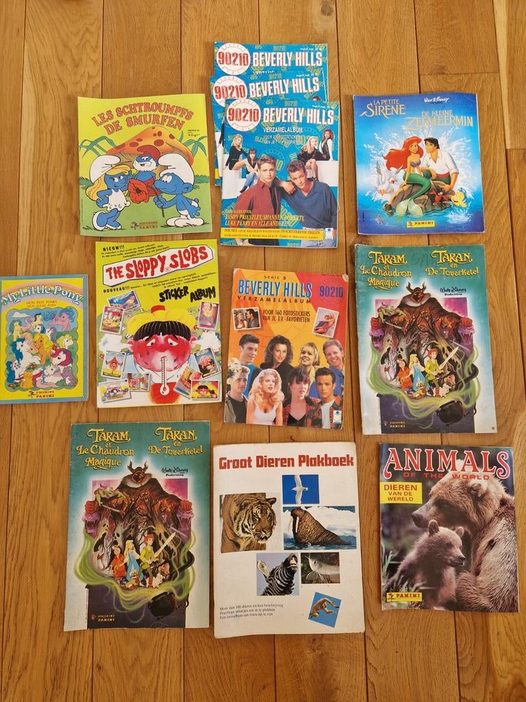 12 Plaatjesalbums o.a. Panini - Niet compleet, Boeken, Ophalen of Verzenden, Gelezen, Plaatjesalbum