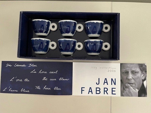 Illy Art Collection 2006 L'ora blu, Ophalen of Verzenden, Nieuw, Porselein, Kop en/of schotel