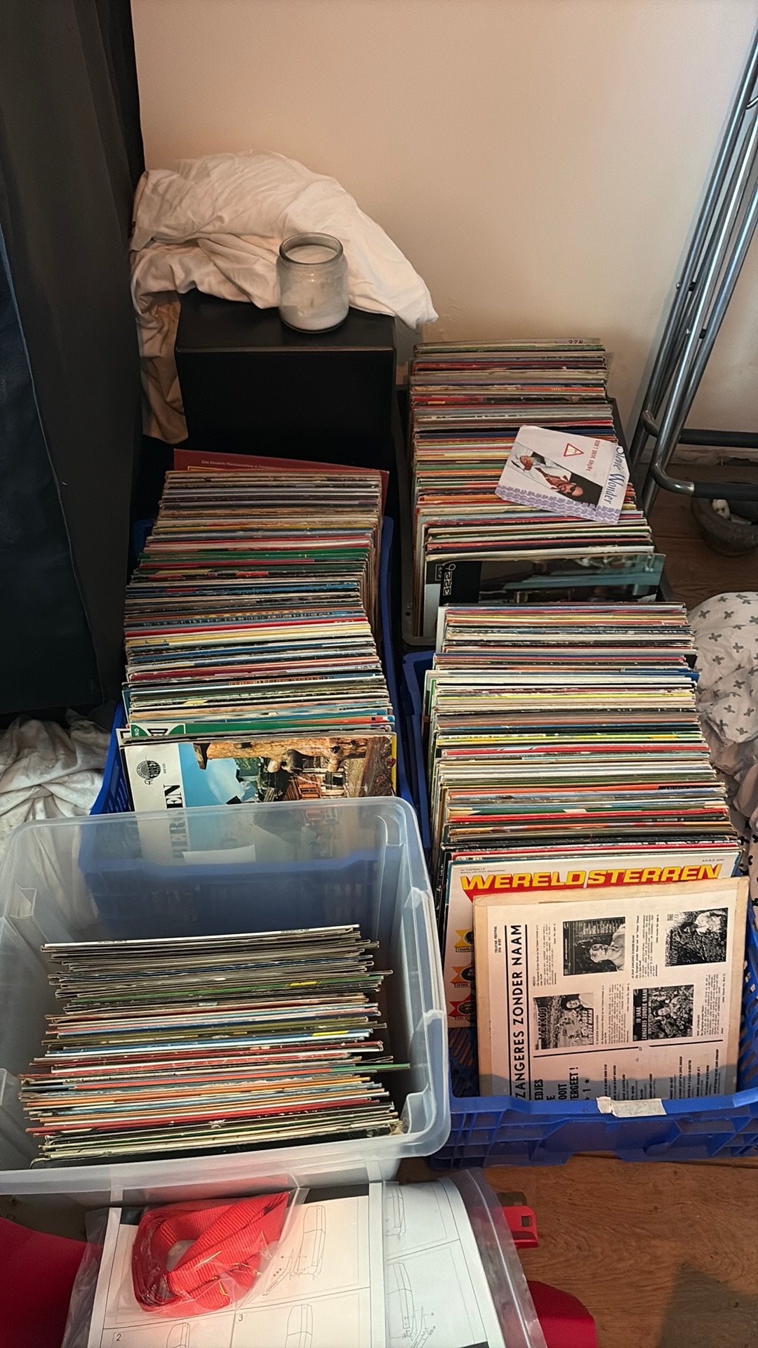 450-500 stuks LP’s vinyl platen., Ophalen, Zo goed als nieuw, 12 inch