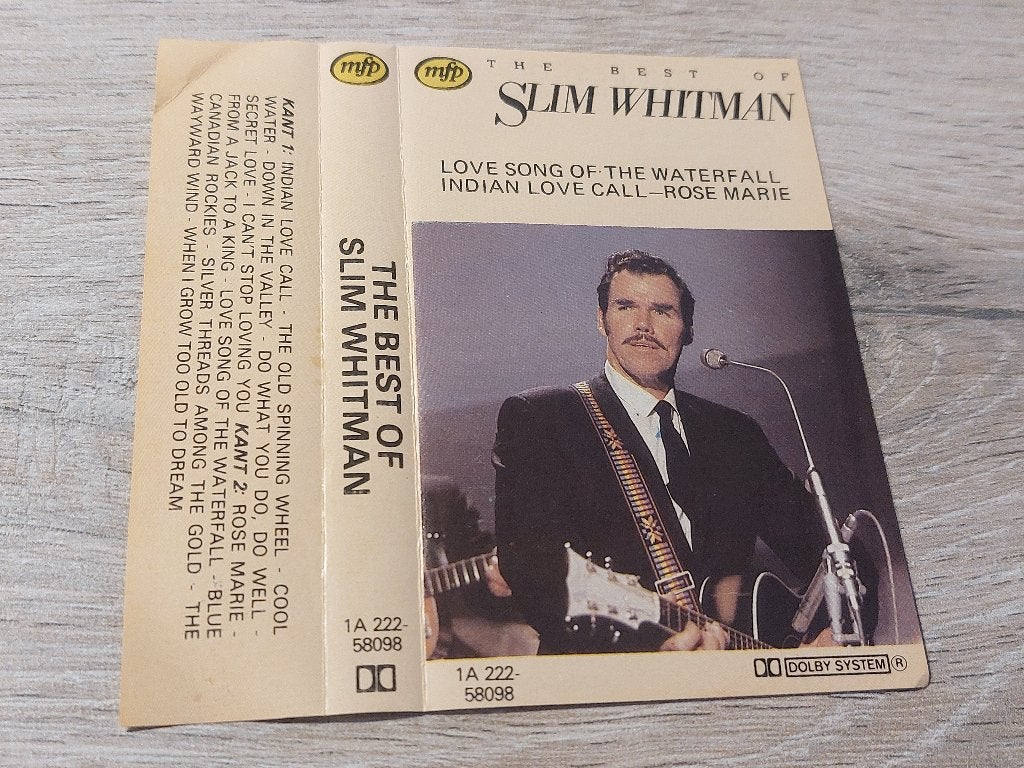 SLIM WHITMAN - THE BEST OF (MC), 1 bandje, Ophalen of Verzenden, Zo goed als nieuw, Origineel