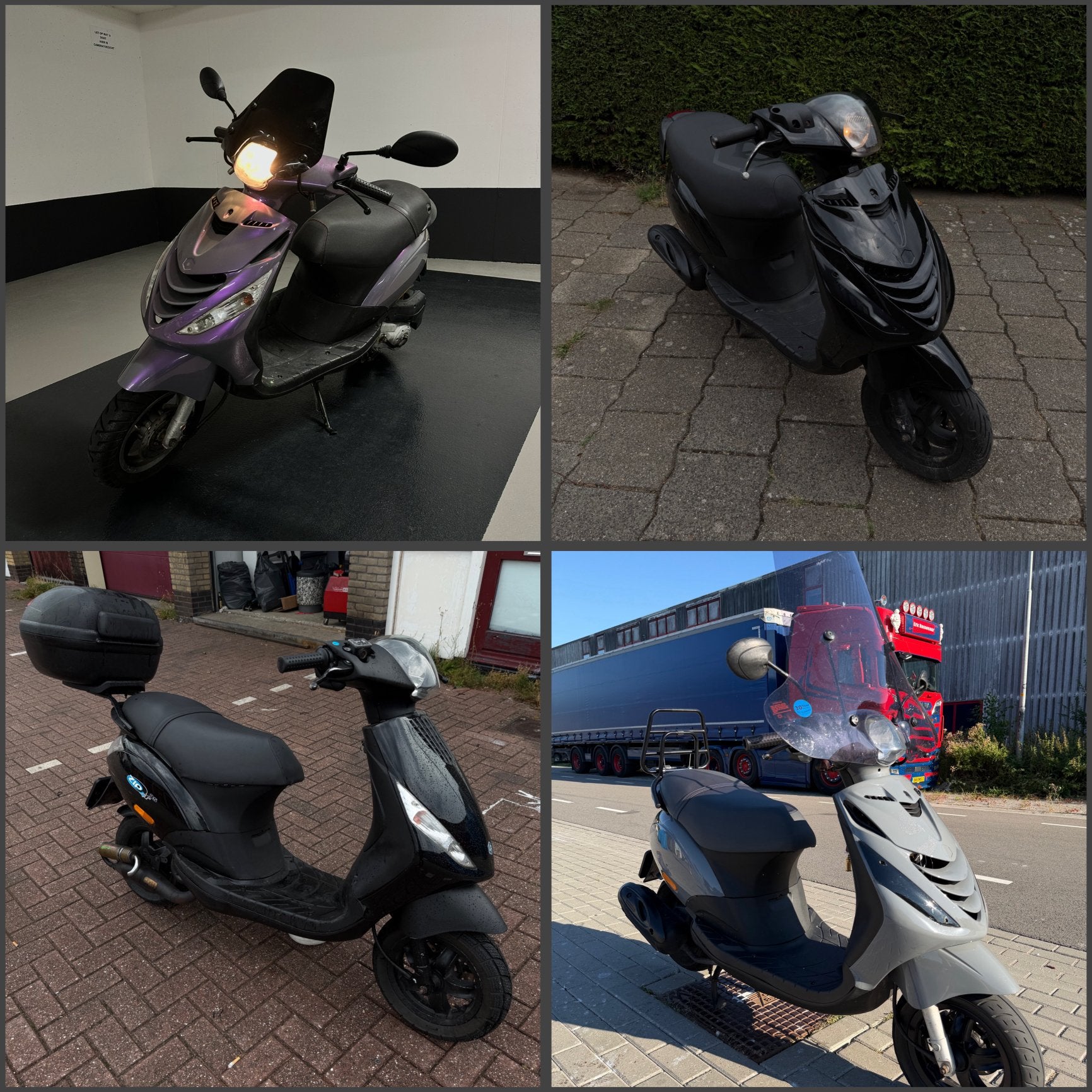 4x piaggio zip te koop 2t/4t/50cc/80cc/snor/brom, Maximaal 45 km/u, Zip, Ophalen of Verzenden, Zo goed als nieuw