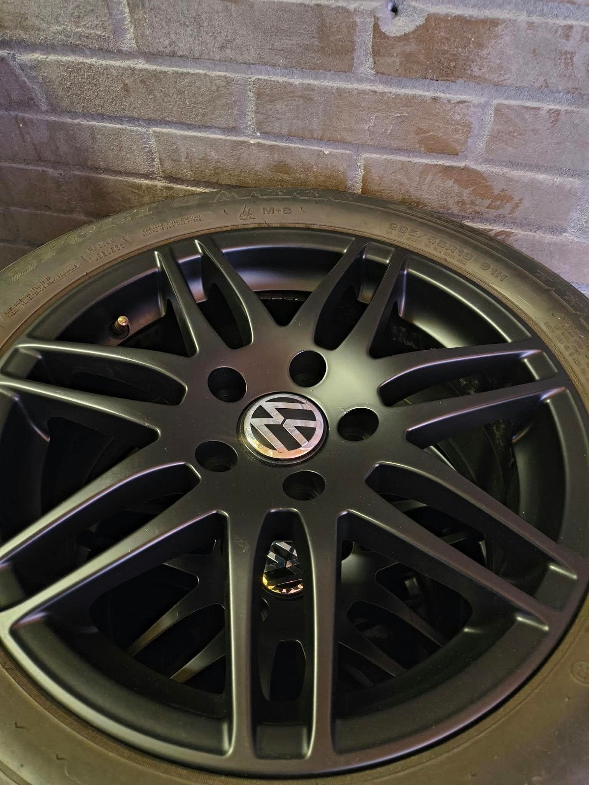 Audi velgen 16 inch winterbanden 5x112 Vw velgen caddy golf, Ophalen, Gebruikt, 16 inch, Banden en Velgen