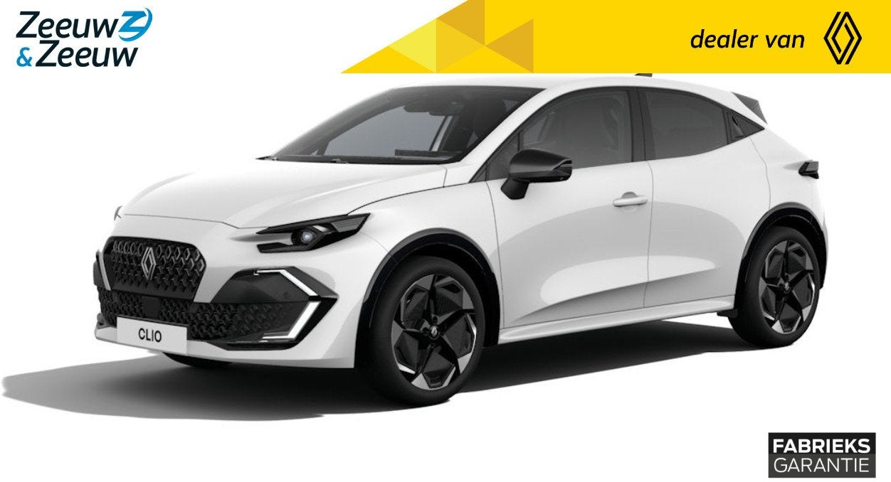 Renault Clio TCe 115 techno | NU met €1.800,- voorraadkort, Auto's, Voorwielaandrijving, Stof, 1153 kg, Wit