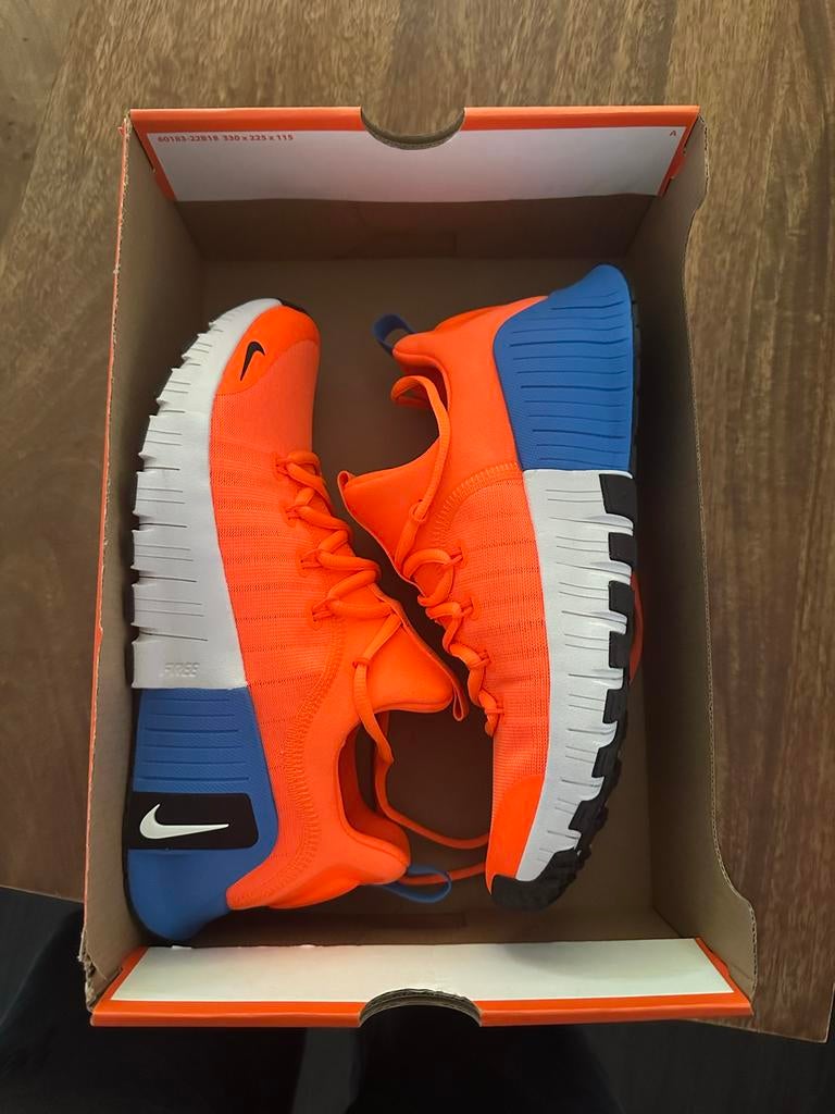 Nike Free Metcon 6 - Oranje/Blauw - Maat 40.5, Sportschoenen, Nieuw, Oranje, Ophalen of Verzenden
