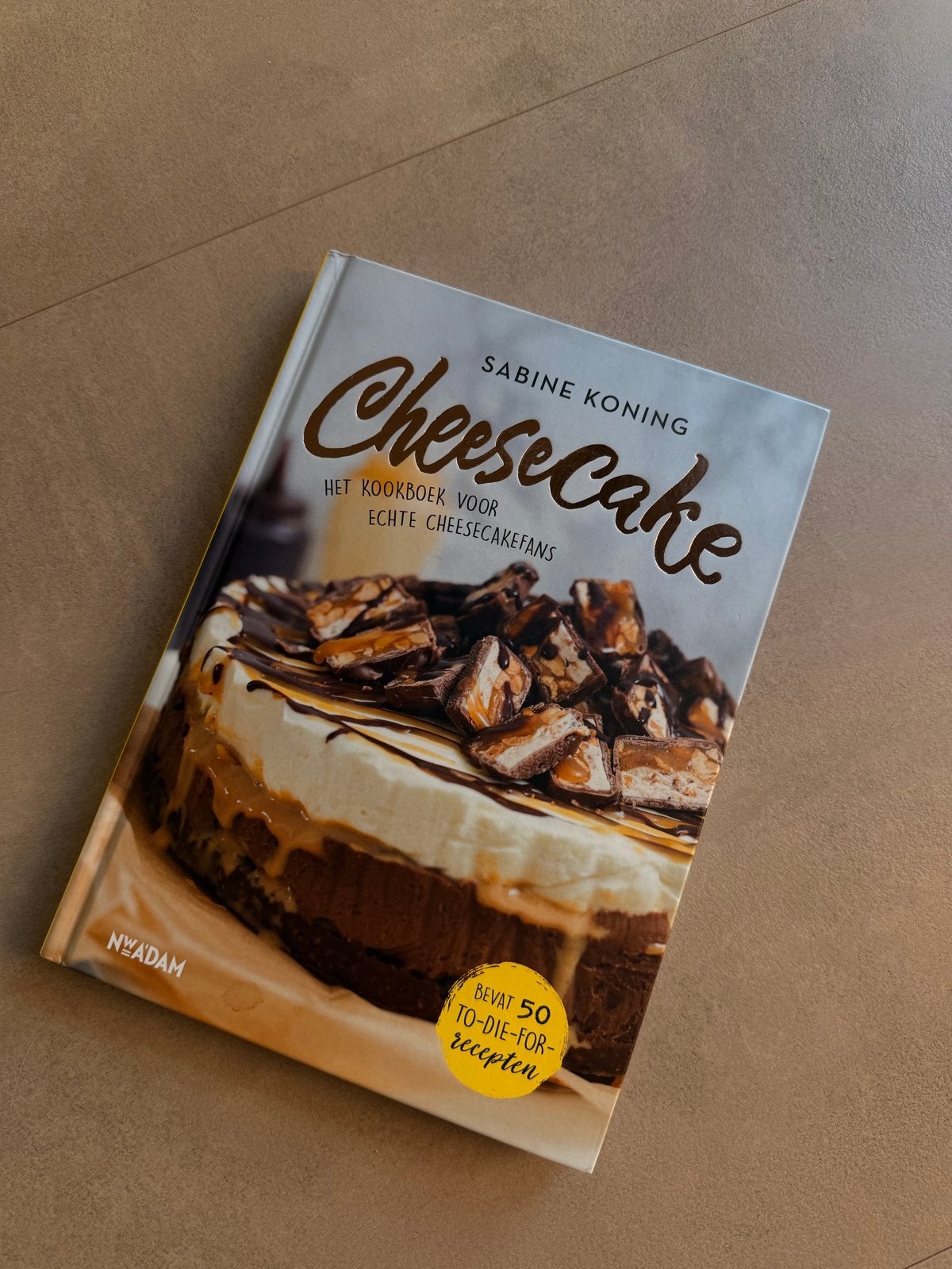 Cheesecake kookboek van Sabine Koning - 50 recepten, Ophalen, Zo goed als nieuw, Overige gebieden, Taart, Gebak en Desserts