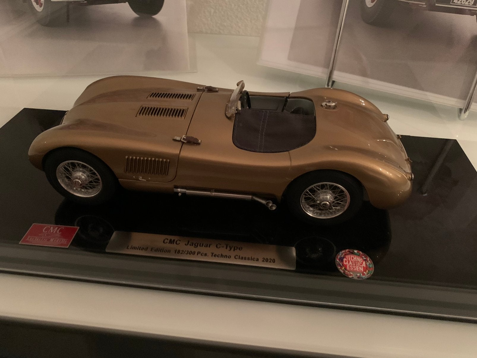 Jaguar C-type CMC models 1:18 techno classica 2020, Ophalen of Verzenden, Zo goed als nieuw, Overige merken