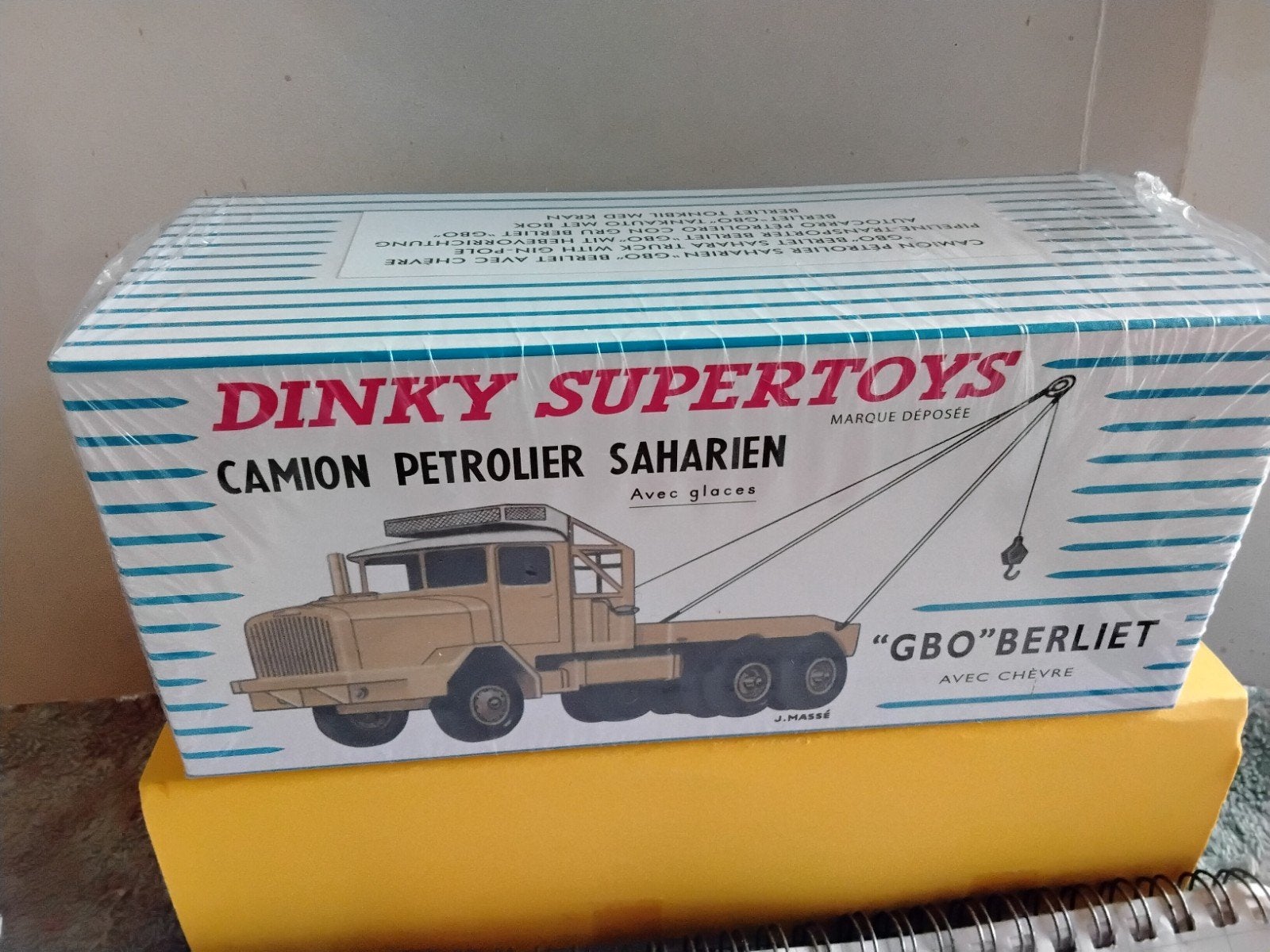 DINKY TOYS ATLAS CAMION PETROLIER SAHARIEN NO 888, Ophalen of Verzenden, Bus of Vrachtwagen, Dinky Toys
