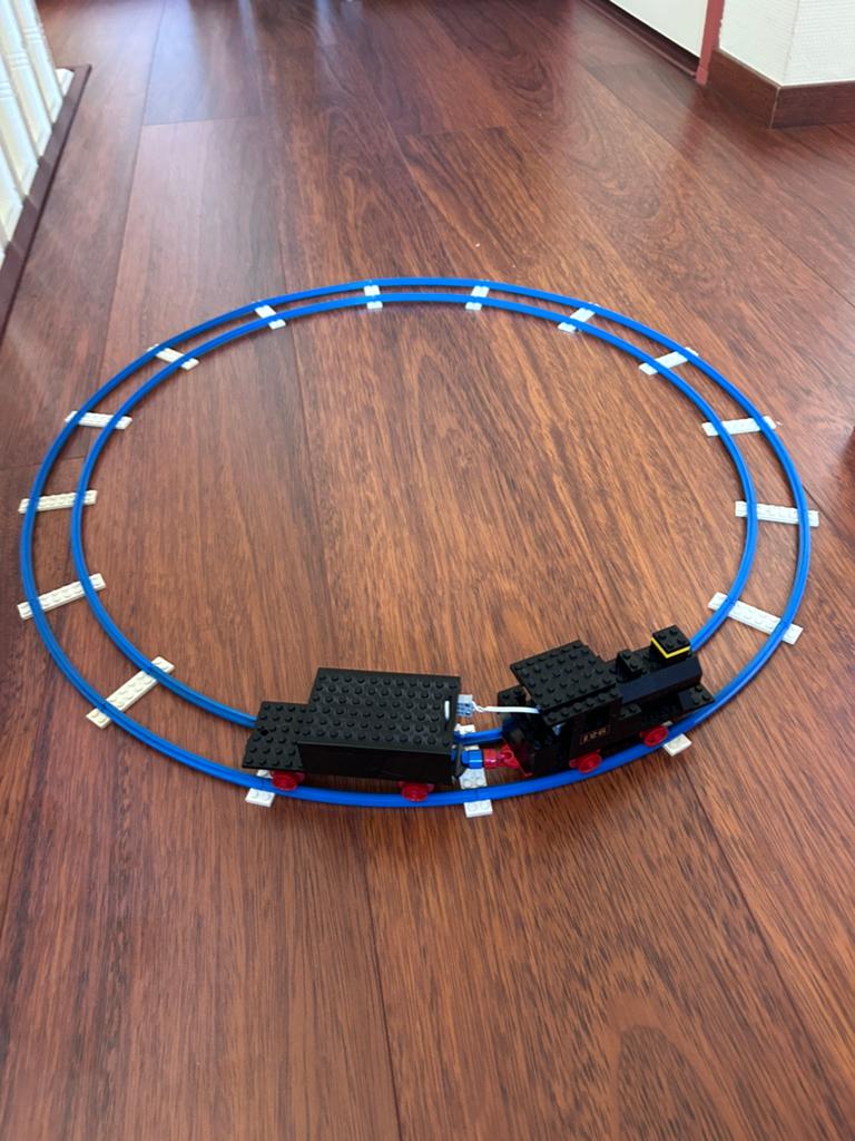 Lego set 126, wissels, spoorovergang, spoorkruis, stopbord, Ophalen of Verzenden, Gebruikt, Trein, Overige typen