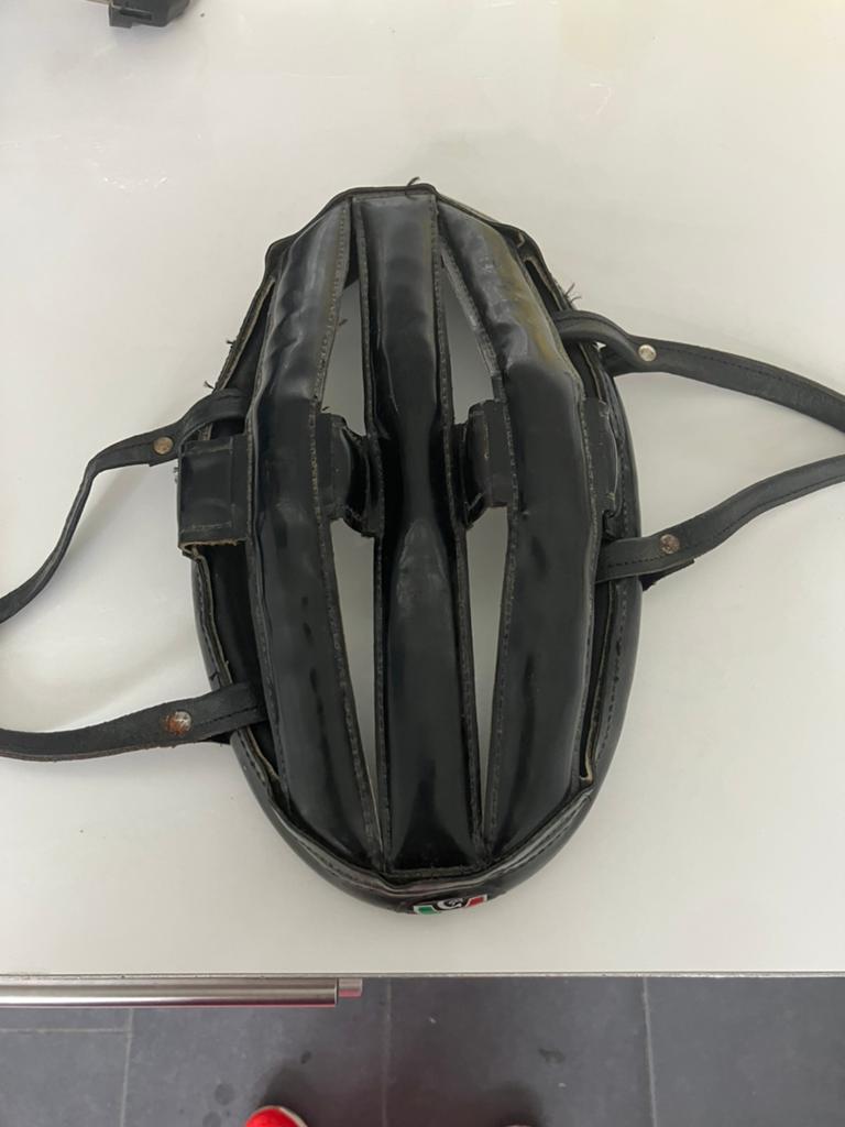 Fietshelm vintage, Fietsen en Brommers, Fietsaccessoires | Fietshelmen, Ophalen of Verzenden, Zo goed als nieuw