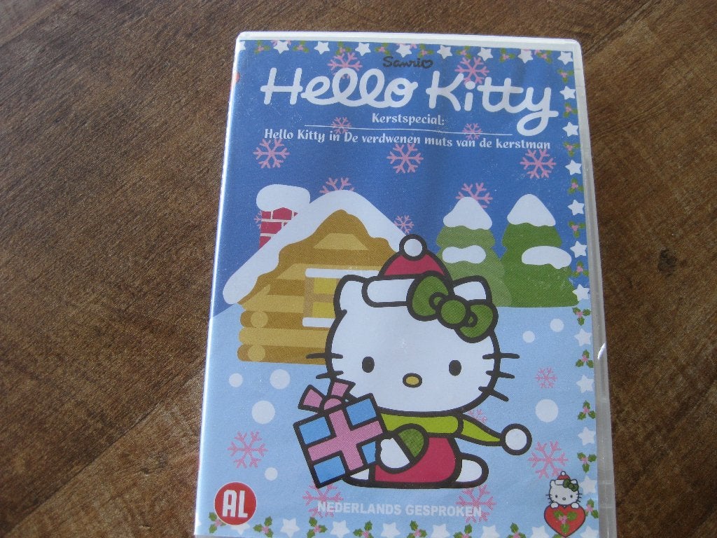 Hello Kitty in de verdwenen muts van de Kerstman, Europees, Tekenfilm, Ophalen of Verzenden, Zo goed als nieuw