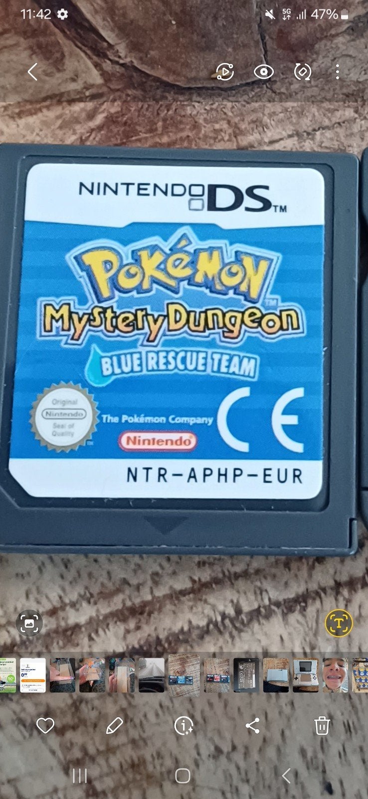 Pokémon Mystery Dungeon Blue Rescue Team DS Game, Gebruikt, 1 speler, Ophalen of Verzenden, Role Playing Game (Rpg)