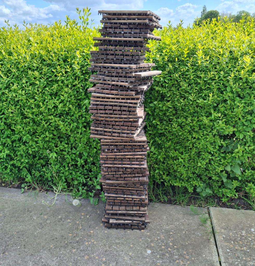 Vlonders, balkontegels, Tuin en Terras, Ophalen of Verzenden, Gebruikt, Hout