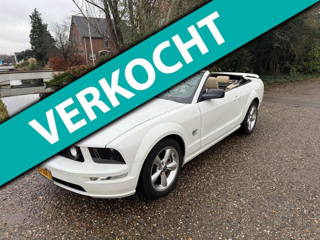 Ford USA Mustang 4.6 V8 GT Cabriolet AUTOMAAT, Auto's, Ford Usa, Achterwielaandrijving, Gebruikt, 8 cilinders, Cabriolet