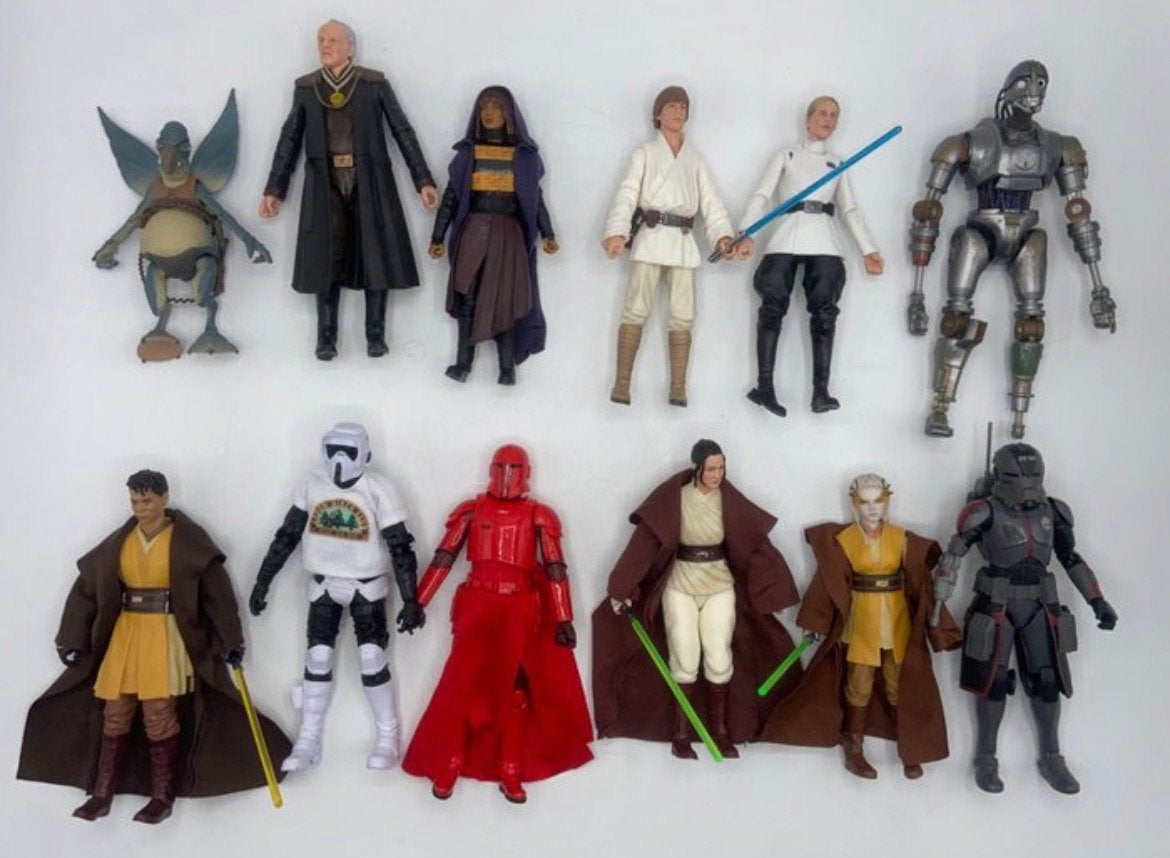 Star Wars The Black Series – 12 figuren + originele dozen, Hobby en Vrije tijd, Modelbouw | Figuren en Diorama's, Ophalen of Verzenden