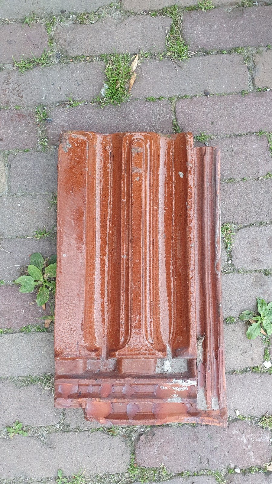 Gebruikte dakpannen vlakke mulden, Ophalen, Gebruikt, Steen of Klei, 15 m² of meer