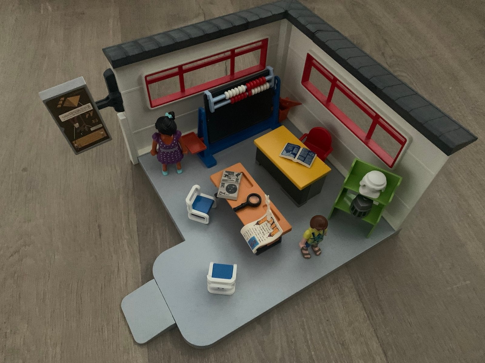 Playmobil 9455 - Klaslokaal met inrichting en figuren, Ophalen, Gebouw, Complete set, Zo goed als nieuw
