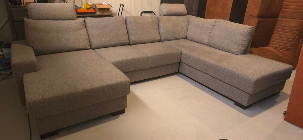 U-bank Pronto Florence lichtgrijs, 2.5 jaar oud, Gebruikt, Pronto, Pronto, 300 cm of meer