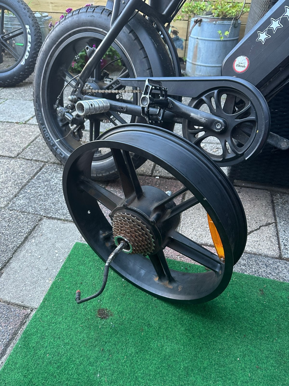 750W Fatbike Motor met Rode Motorkabel, Fietsen en Brommers, Fietsonderdelen, Ophalen, Gebruikt, Overige materialen, Motor