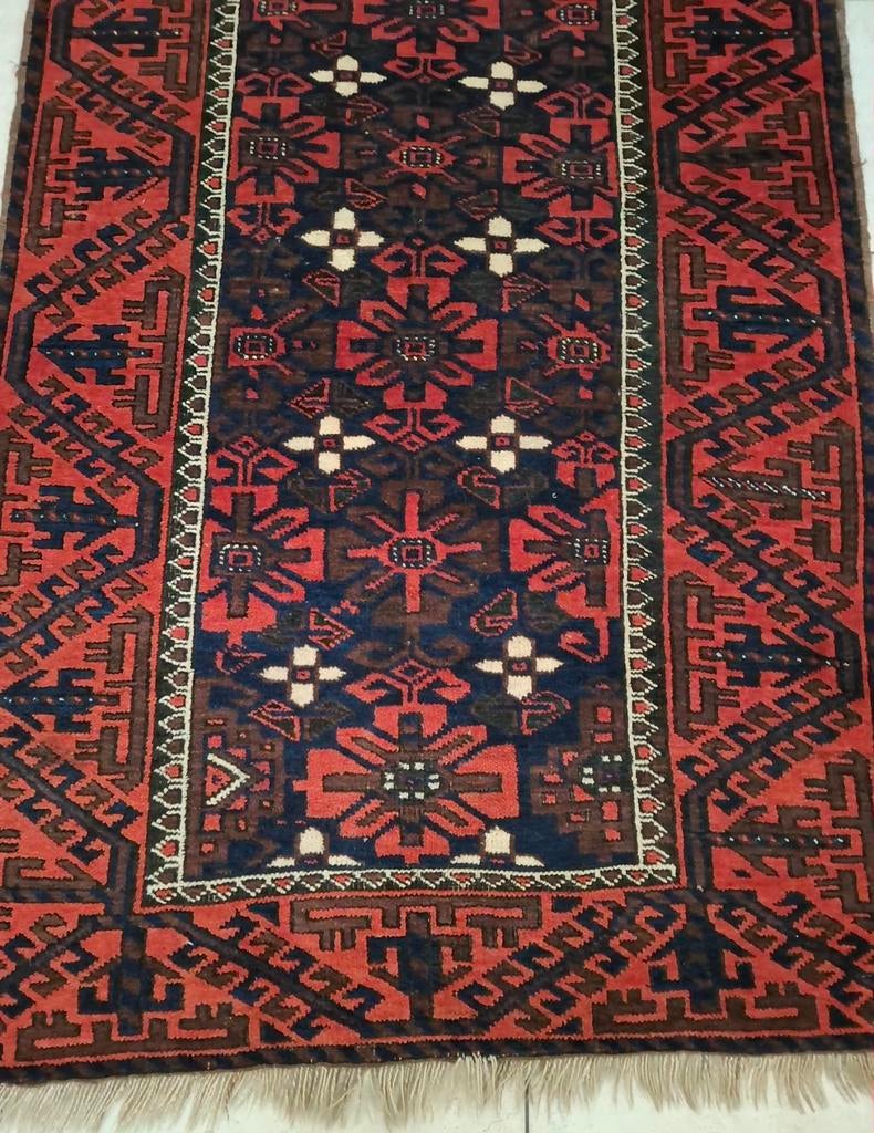 Handgeknoopt tapijt Antiek authentiek, Gebruikt, Bruin, Anatolisch, Traditioneel, Oosters, 150 tot 200 cm