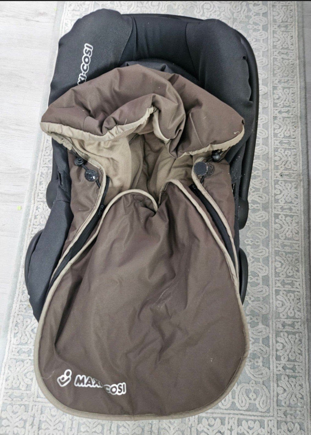 Maxi-Cosi autostoel met warm winterzakje, Ophalen, Zijbescherming, 0 t/m 13 kg, Maxi-Cosi